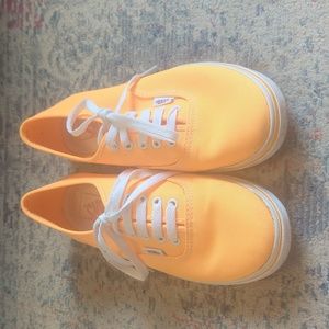 Bright Neon Orange VANS, Women's Size 8